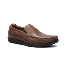 Brown Slip On Shoes Mens Dress Genuine Leather Loafers Manufacturers